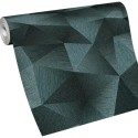 Erismann|Moderne Tapete 3D Diamanten türkisgrün|Tapeten