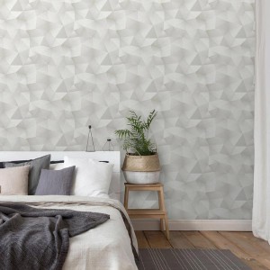 Casamance|Papel pintado efecto lino gris|Papel Pintado 2
