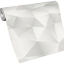 Erismann|Moderne Tapete 3D Diamanten weiß|Tapeten