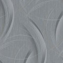 Erismann|Papier peint design moderne gris avec courbes|Papier Peint