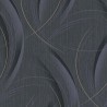 Erismann|Moderne Tapete schwarz mit Kurven und Streifen|Tapeten