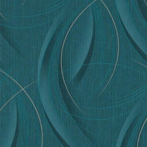 Papeldecor|Papier peint argenté métallisé style Art déco|Papier Peint