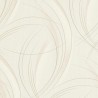 Erismann|Papel pintado moderno beige con filigranas doradas|Papel Pintado