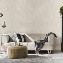 Erismann|Papel pintado moderno beige con filigranas doradas|Papel Pintado