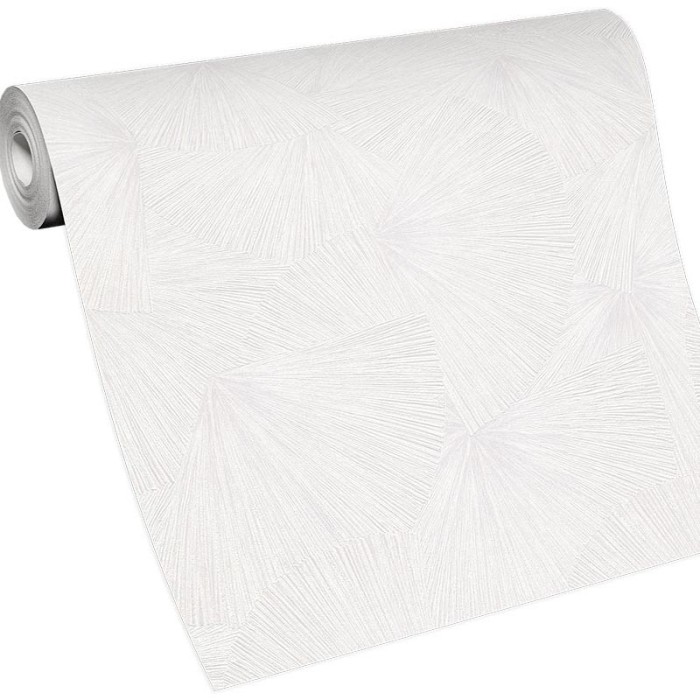 Erismann|Papier peint contemporain feuilles exotiques blanches|Papier Peint