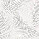 Erismann|Papier peint floral feuilles de palmier crème brillante|Papier Peint