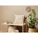 Erismann|Wicker effect wallpaper brown|Wallpaper