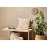Erismann|Wicker effect wallpaper brown|Wallpaper