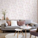 Erismann|Papier peint géométrique abstrait rose scandinave|Papier Peint