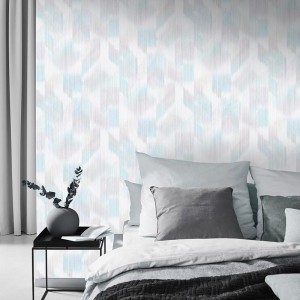 Papeldecor|Papel Pintado cemento azul turquesa metálico|Papel Pintado 2