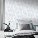 Erismann|Abstract wallpaper pastel pink and turquoise|Wallpaper