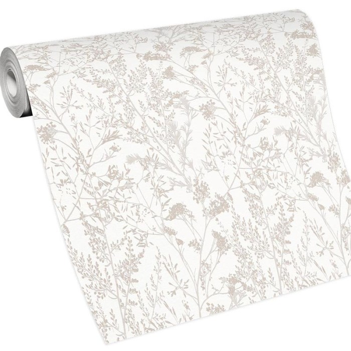 Erismann|Papel pintado nórdico filigranas silvestres beige|Papel Pintado