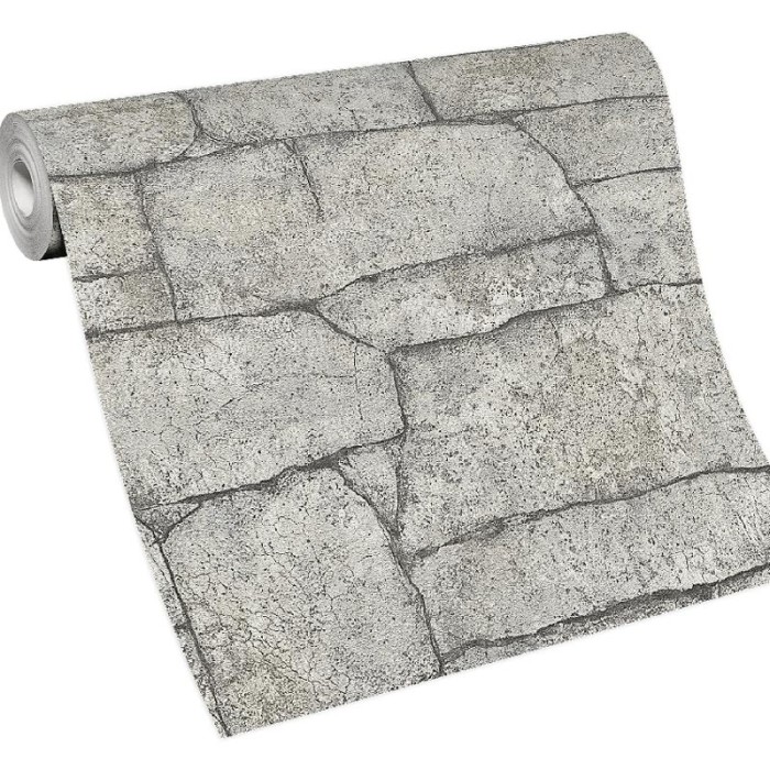 Papeldecor|Papel pintado imitación muro piedra natural|Imitacion Piedra