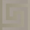 Versace|Papel pintado geométrico patrón griego color champán|Papel Pintado