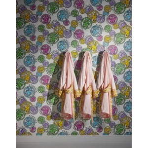Casamance|Papier peint fibre naturelle rayée beige|Haut Gamme 2
