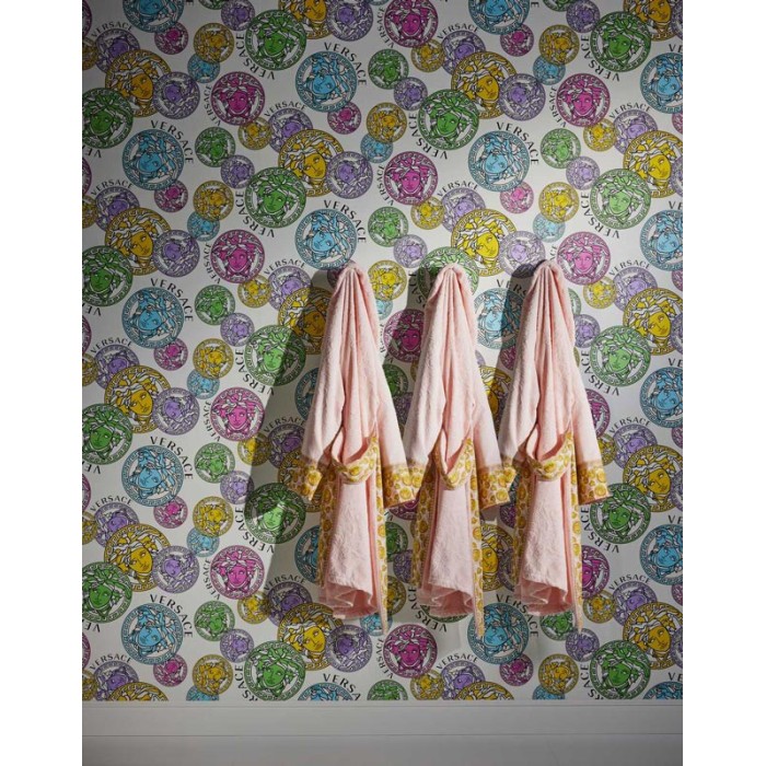 Versace|Papier peint Versace Méduse style pop art multicolore|Papier Peint