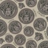 Versace|Wallpaper Versace Medusa beige and grey|Wallpaper