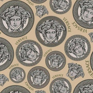 Versace|Wallpaper Versace Medusa Pop Art multicolor|Wallpaper