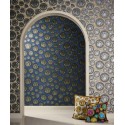 Versace|Papier peint Versace logo beige et argent|Papier Peint