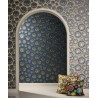 Versace|Papier peint Versace logo beige et argent|Papier Peint