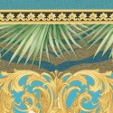 Versace|Wallpaper Versace jungle ornamental green and gold|Wallpaper