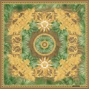 Versace|Wallpaper Versace jungle ornamental green, brown and gold|Wallpaper