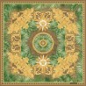 Versace|Papier peint Versace jungle ornementale vert, marron et or|Papier Peint
