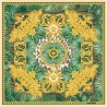 Versace|Papel pintado Versace jungle ornamental dorado y verde|Papel Pintado