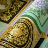 Versace|Wallpaper Versace baroque mosaic green and gold|Wallpaper