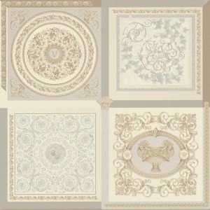 Versace|Wallpaper Versace baroque mosaic black and gold|Wallpaper