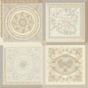 Versace|Wallpaper Versace baroque mosaic champagne tones|Damask