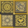 Versace|Wallpaper Versace baroque mosaic black and gold|Wallpaper