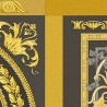 Versace|Wallpaper Versace baroque mosaic black and gold|Wallpaper