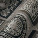 Versace|Wallpaper Versace baroque goldsmith black and silver|Damask