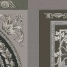Versace|Wallpaper Versace baroque goldsmith black and silver|Damask