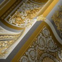 Versace|Wallpaper Versace baroque goldsmith grey and gold|Wallpaper