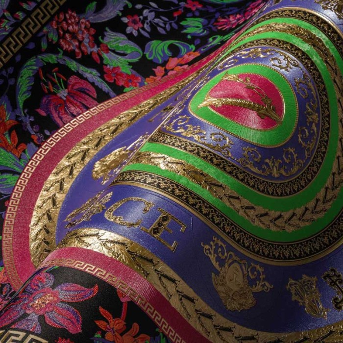 Versace|Wallpaper Versace classic patterns multicolor|Wallpaper