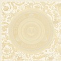 Versace|Papier peint Versace motifs typiques or métallisé|Papier Peint
