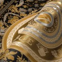 Versace|Tapete Versace Barock schwarz und gold|Damast