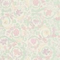 Versace|Papel pintado Versace floral ornamental tonos pastel|Papel Pintado