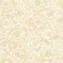 Versace|Papel pintado Versace floral clásico dorado metalizado|Papel Pintado