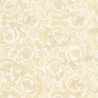 Versace|Papel pintado Versace floral clásico dorado metalizado|Papel Pintado