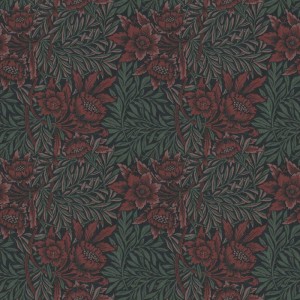 Architects Paper|Papier peint plantes grimpantes vert avec fleurs fuchsia|Papier Peint