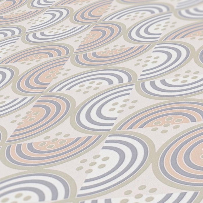 Architects Paper|Geometrische Tapete in Pastelltönen|Tapeten