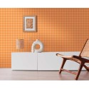 Architects Paper|Papel pintado cuadros escoceses naranja|Cuadros