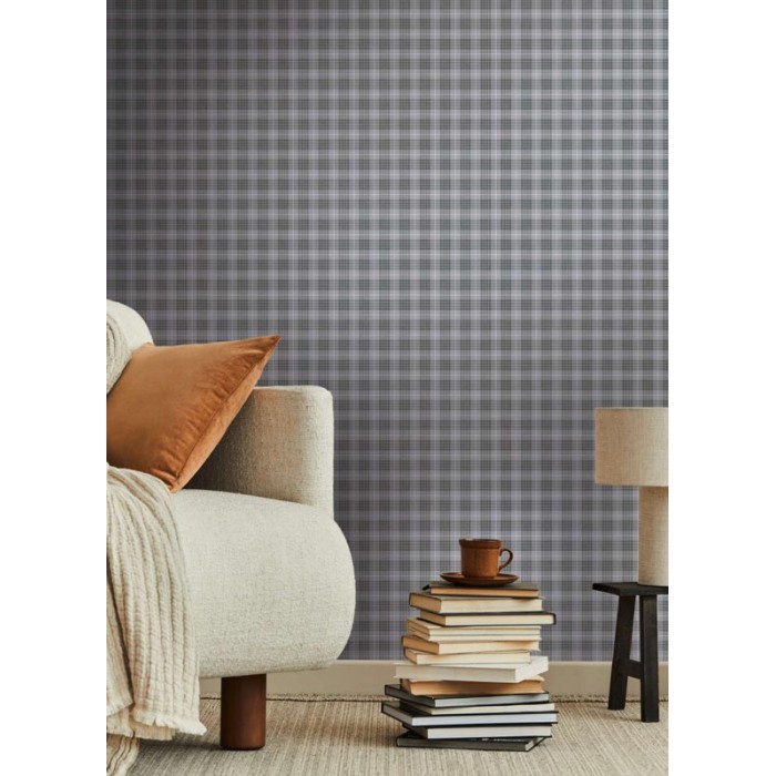 Architects Paper|Schottenkaro Tapete grau|Karos