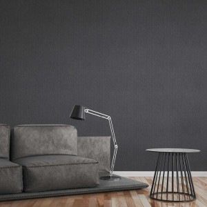 As Creation|Wallpaper with a thick gray fabric appearance|Fabric Imitation 2
