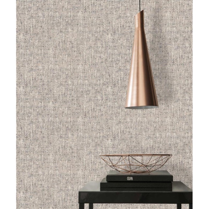 As Creation|Tapete realistischer Stoffeffekt in Braun|Textilimitation