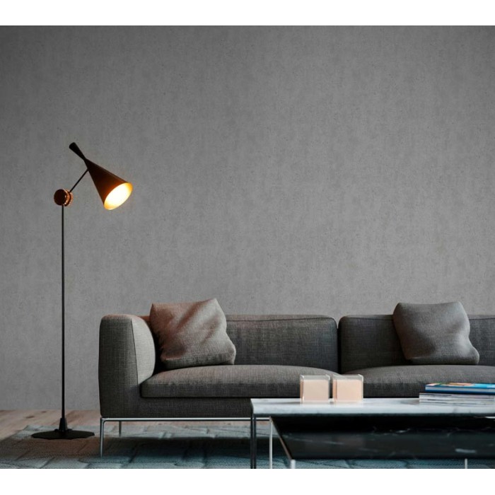 As Creation|Tapete grauer Beton-Effekt mit Textur|Textilimitation