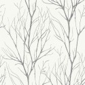 As Creation|Wallpaper silhouette of black and white tree branches|Wallpaper